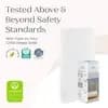 Delta Children Aire Standard Crib and Toddler Foam Mattress 5" [Dimensions (Overall) 52 Inches (L), 28 Inches (W), Weight 9 Pounds, Suggested Age 0-3 Years, Fill Material 100% Foam