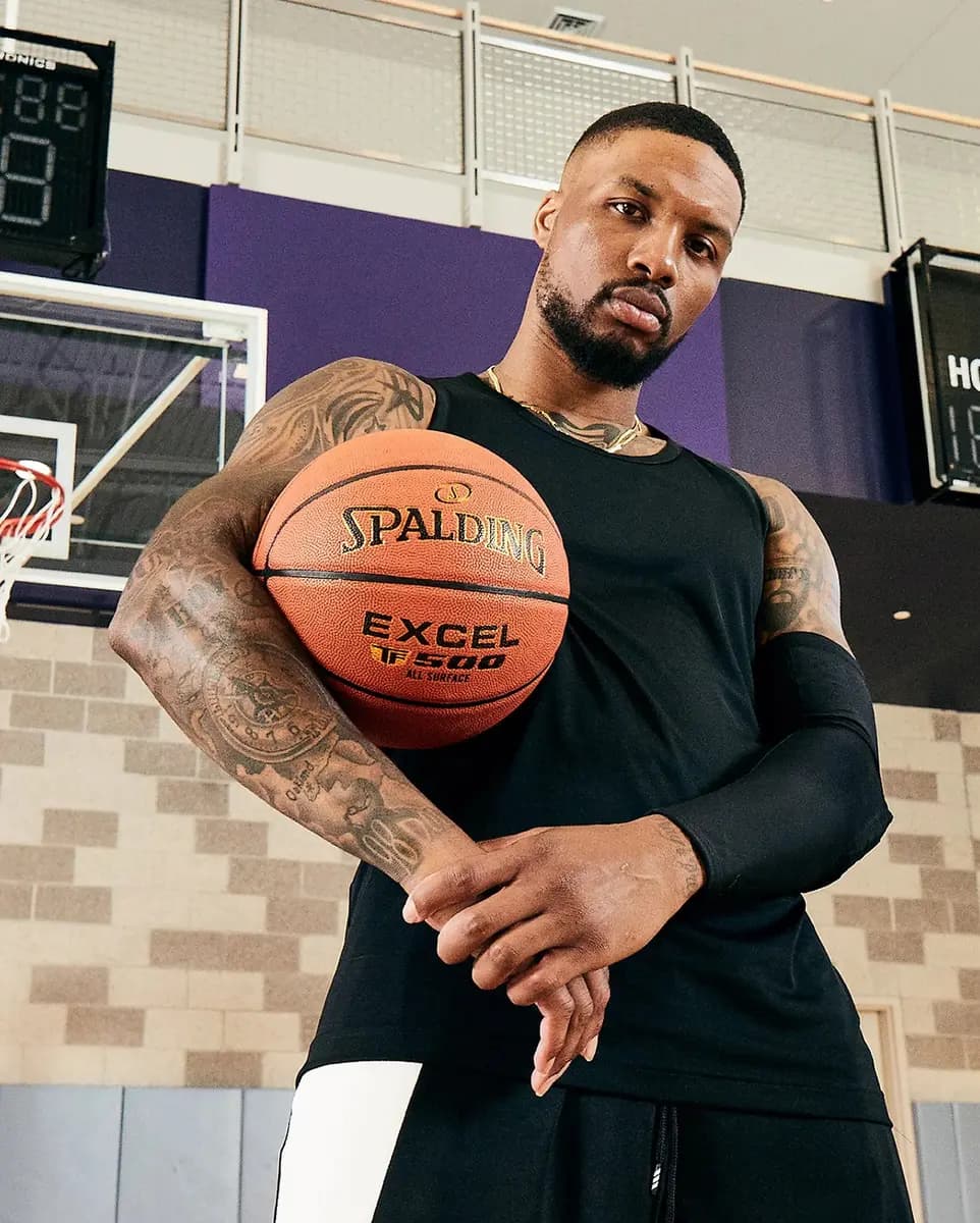 Spalding Excel TF500® Indoor-Outdoor Basketball [RAISE YOUR GAME, SHOOTER’S TOUCH, ALL SURFACE PLAY]