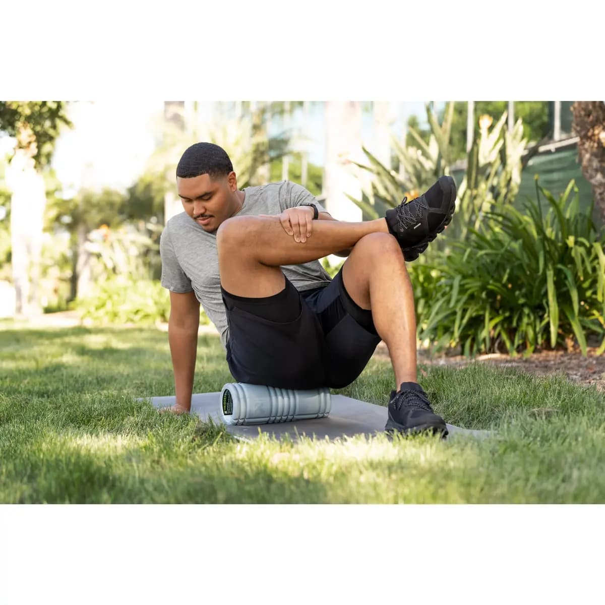 TriggerPoint Recycled GRID 1.0 Foam Roller [13.0 x 5.5 x 5.5 in, up to 80% recycled, EVA foam]