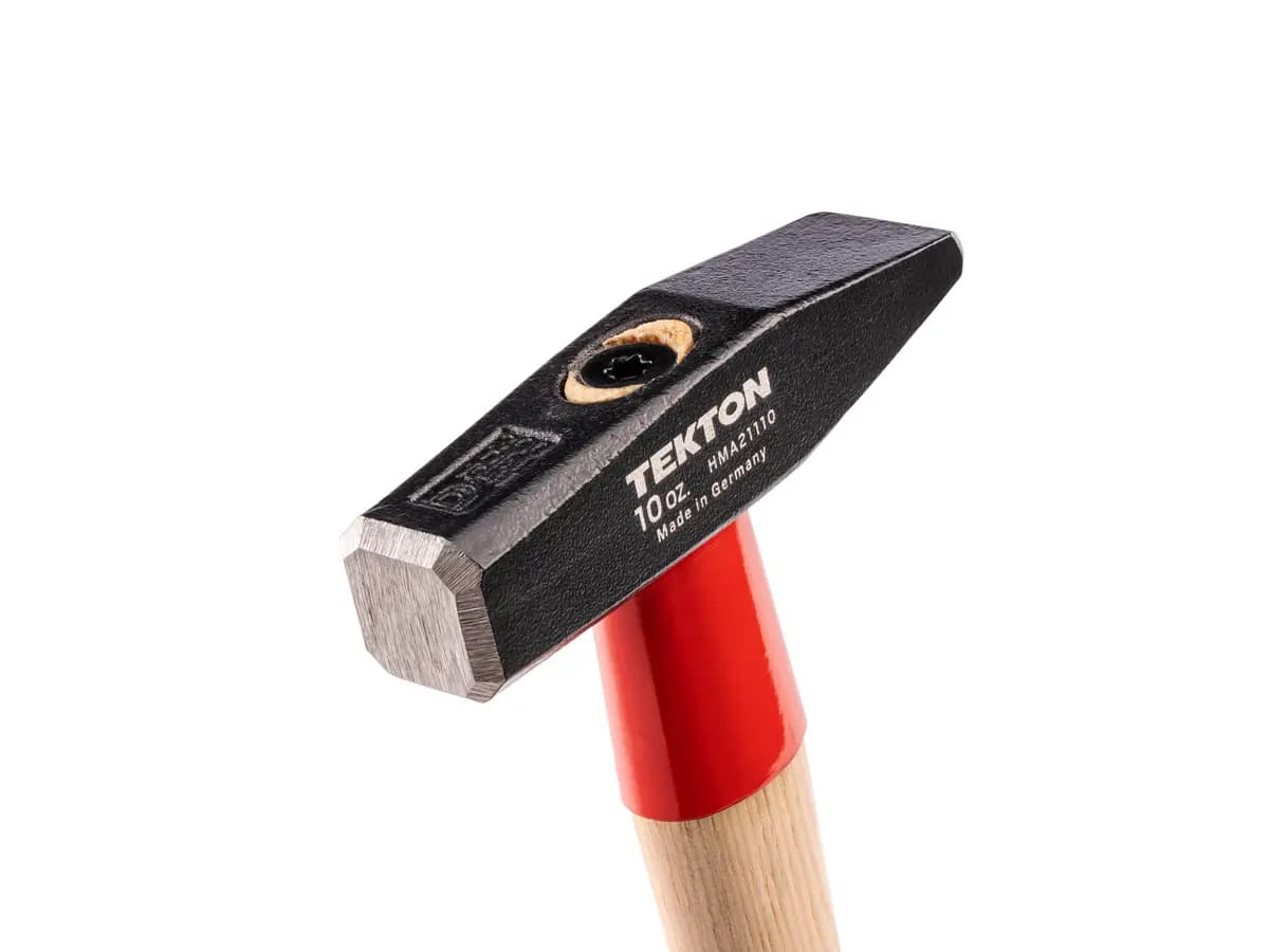TEKTON 10 oz. Cross Peen Hammer [A. Length (in.) 11.8, B. Width (in.) 4.1, C. Height (in.) 1.0]