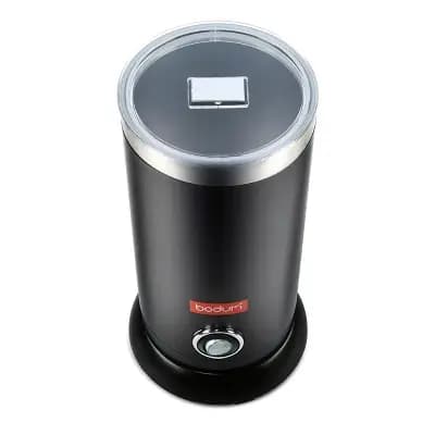Bodum Bistro Electric Milk Frother Black: Stainless Steel Coffee Frother & Milk Steamer, 500W, Hand Wash [500 watts, Electric, 1.6 Pounds]