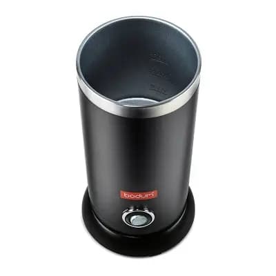 Bodum Bistro Electric Milk Frother Black: Stainless Steel Coffee Frother & Milk Steamer, 500W, Hand Wash [500 watts, Electric, 1.6 Pounds]