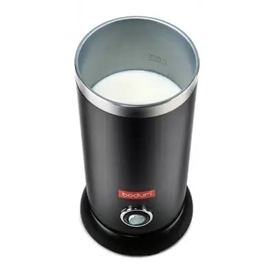 Bodum Bistro Electric Milk Frother Black: Stainless Steel Coffee Frother & Milk Steamer, 500W, Hand Wash [500 watts, Electric, 1.6 Pounds]