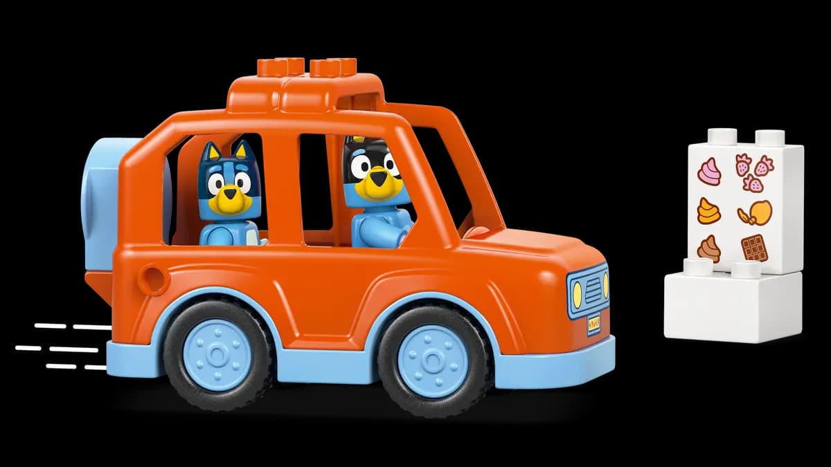 LEGO Ice Cream Trip with Bluey 10458 [22 pieces, ages 2+, Bluey]