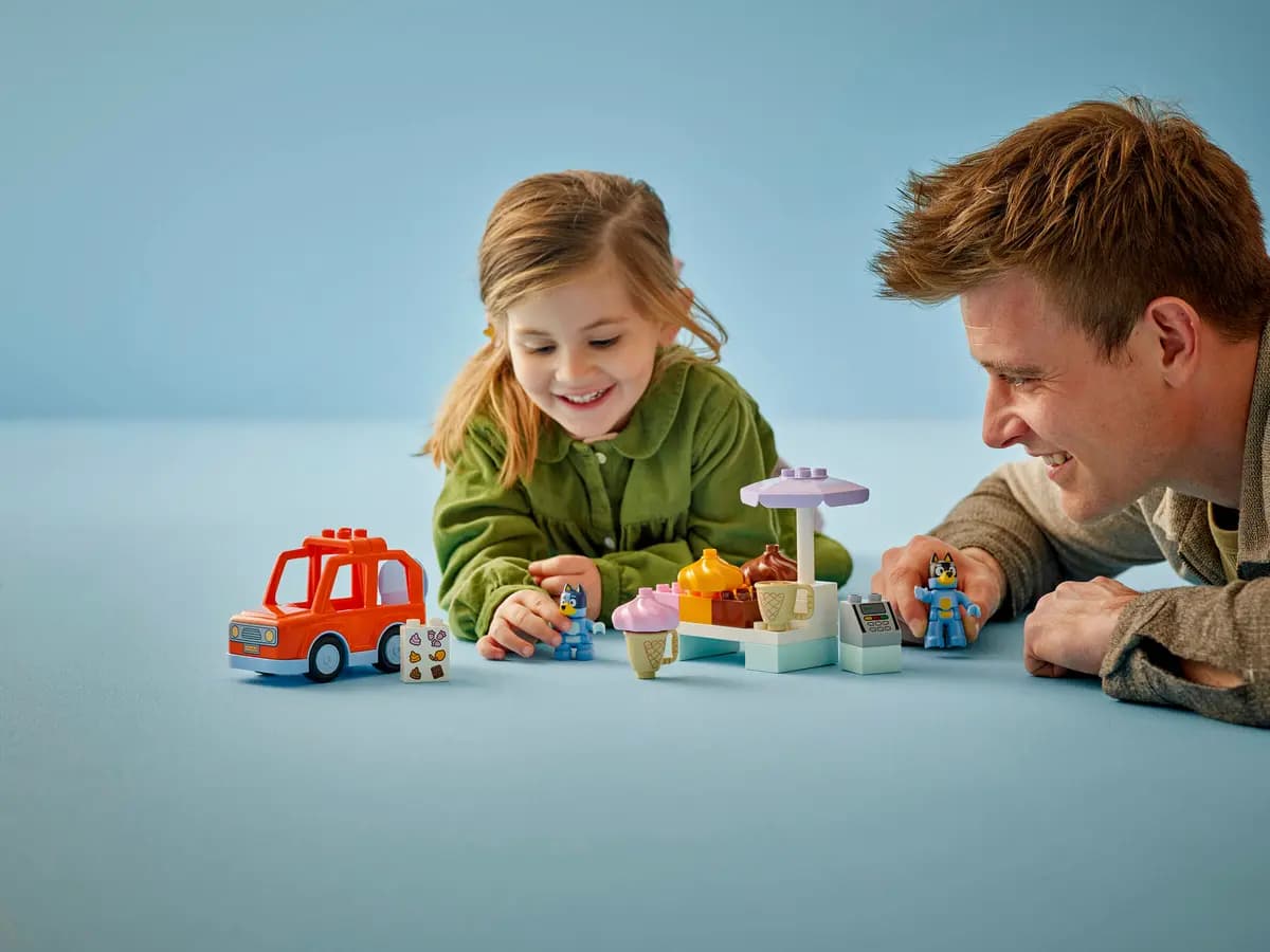 LEGO Ice Cream Trip with Bluey 10458 [22 pieces, ages 2+, Bluey]
