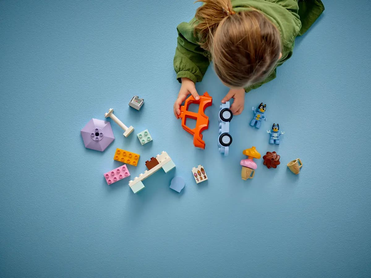 LEGO Ice Cream Trip with Bluey 10458 [22 pieces, ages 2+, Bluey]
