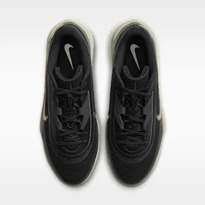 Nike Diamond Showcase MTL Men's Baseball Cleats Black/Light Khaki/Anthracite [Black/Light Khaki/Anthracite, High-top top silhouette provides ankle support., Foam midsole]