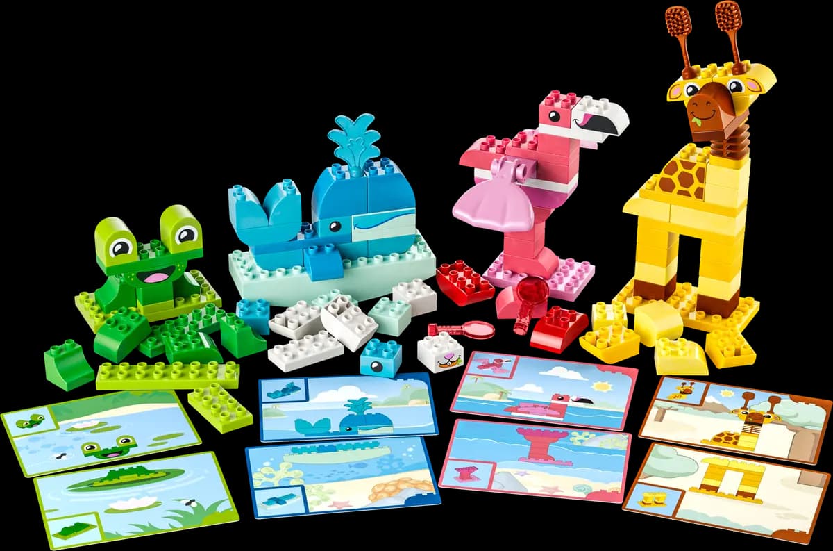 LEGO Animal Building Game 10472 [94 pieces, ages 3+, DUPLOÃƒÆ’Ã†â€™ÃƒÂ¢Ã¢â€šÂ¬Ã…Â¡ÃƒÆ’Ã¢â‚¬Å¡Ãƒâ€šÃ‚Â®]