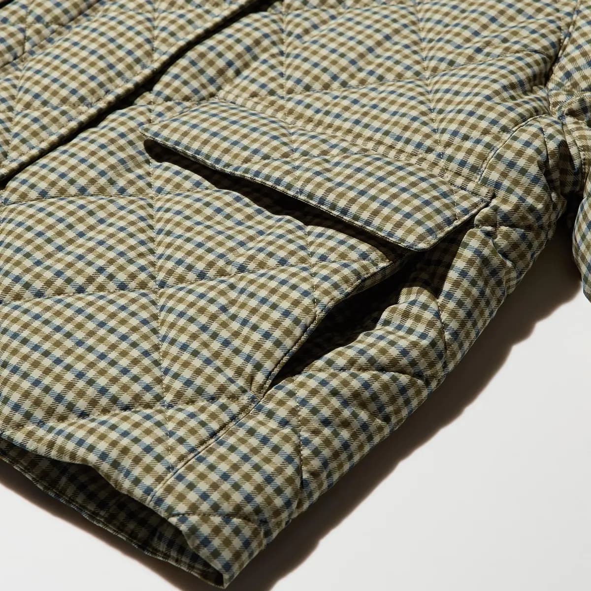 Uniqlo Padded Utility Short Jacket | Pattern Brown [Imported, Hand wash cold, Do not dry clean, Short length for effortless styling.]
