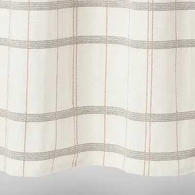 Threshold Woven Dot Plaid Shower Curtain Ivory - Thresholdâ„¢ [100% Cotton, 1.87 Pounds, 72 Inches (H) x 72 Inches (W)]
