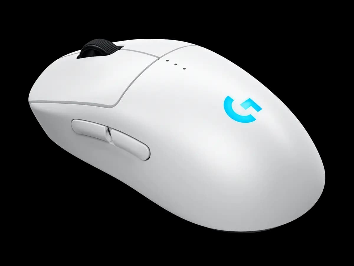Logitech PRO 2 LIGHTSPEED - White [1.57 in (40 mm), 2.5 in (63.5 mm), 4.92 in (125 mm)]