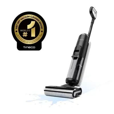 Tineco Floorwasher 6 Series Cordless Wet Dry Vacuum and Mop with FlashDry Self-Cleaning Dock [9 inches, 0 feet, Battery]