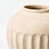Threshold designed w/Studio McGee Short Carved Ceramic Vase - Threshold™ designed with Studio McGee [4.62 Pounds, Terracotta, Spot or Wipe Clean]