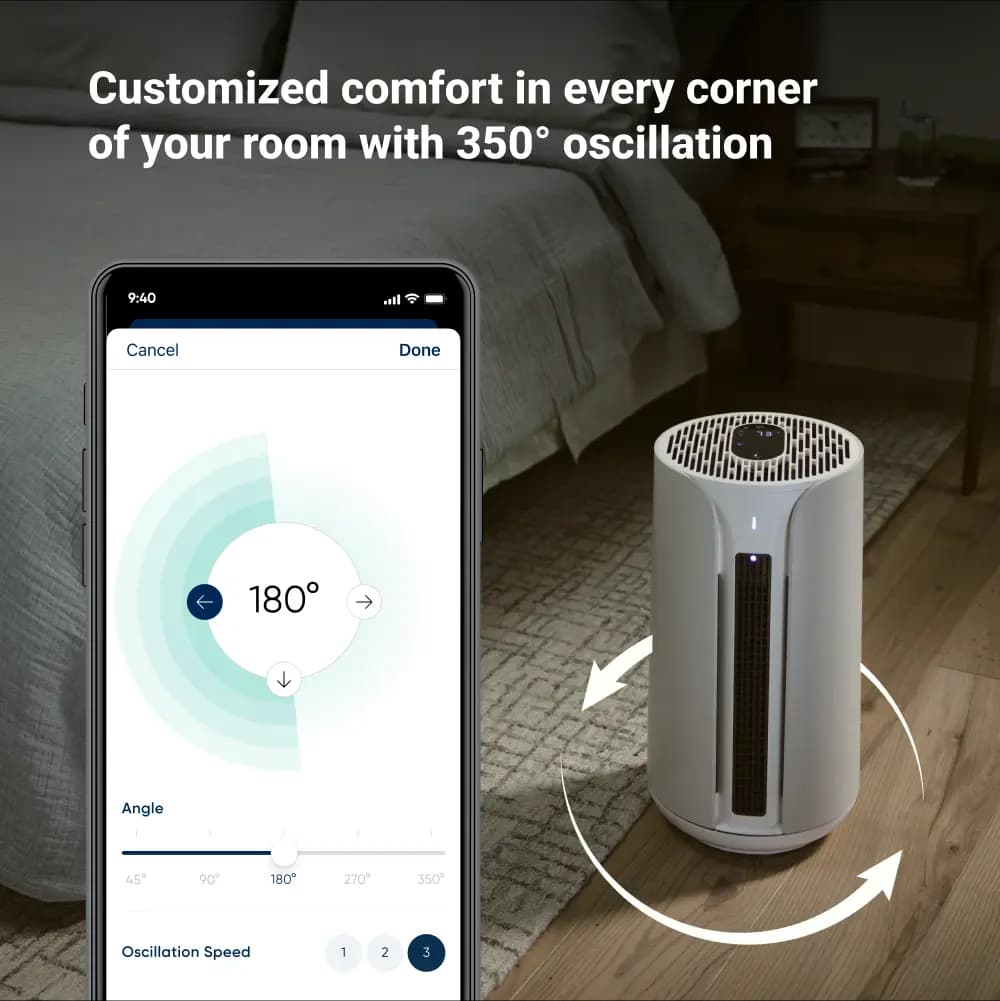 Blueair ComfortPure 3-in-1 Air Purifier T10i [19.8 in x 10.3 in x 10.3 in, 13.8 lb, 21 W]
