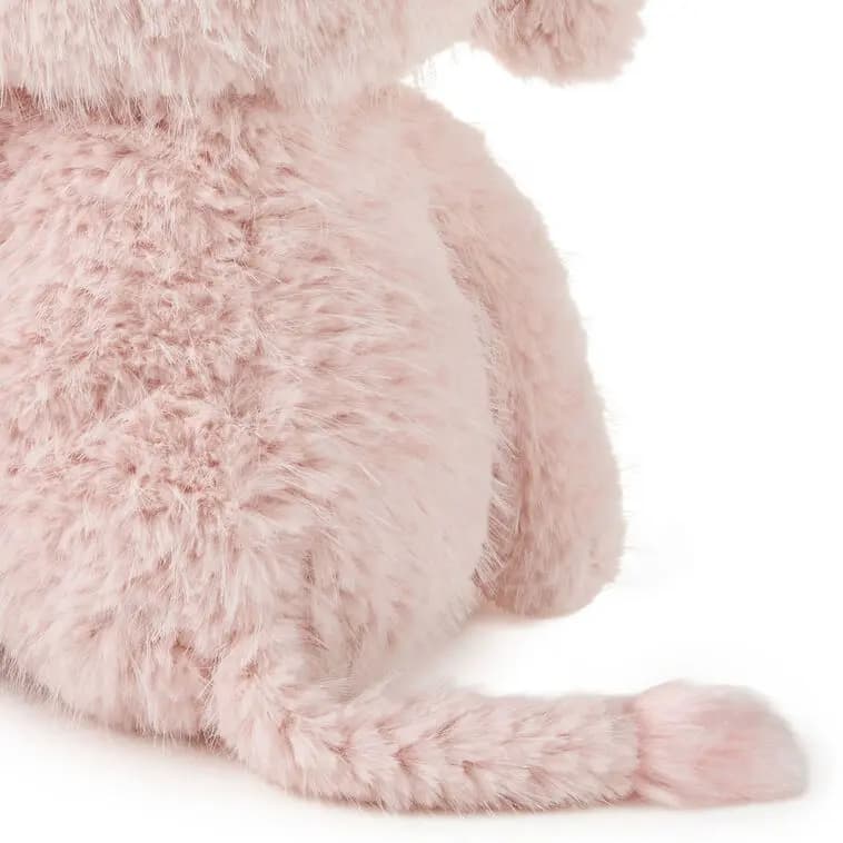 Pink Elephant Plush, 10\ [Dimensions 8'' W x 10'' H x 8'' D, Material Plush fabric., Count 1, Care instructions To clean, wipe with a damp cloth.]