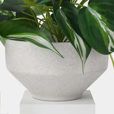 Threshold Trailing Pothos Plant - Thresholdâ„¢ [Polyester, Ceramic, 3.5 Inches (H) x 6 Inches (W)]