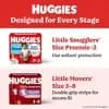 Huggies Little Snugglers Gentle Protection Diapers - Size 1 - 96ct [Features Wetness Indicator, Absorbent Layers, Disposability Do not flush, Safety and Security Features No Fragra