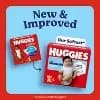 Huggies Little Snugglers Gentle Protection Diapers - Size 1 - 96ct [Features Wetness Indicator, Absorbent Layers, Disposability Do not flush, Safety and Security Features No Fragra
