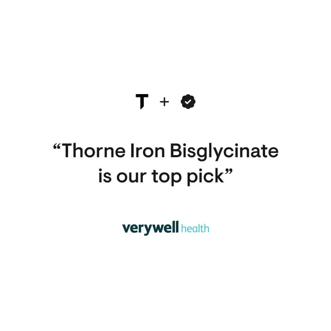Thorne Iron Bisglycinate [1 Capsule(s), 60, 25mg]