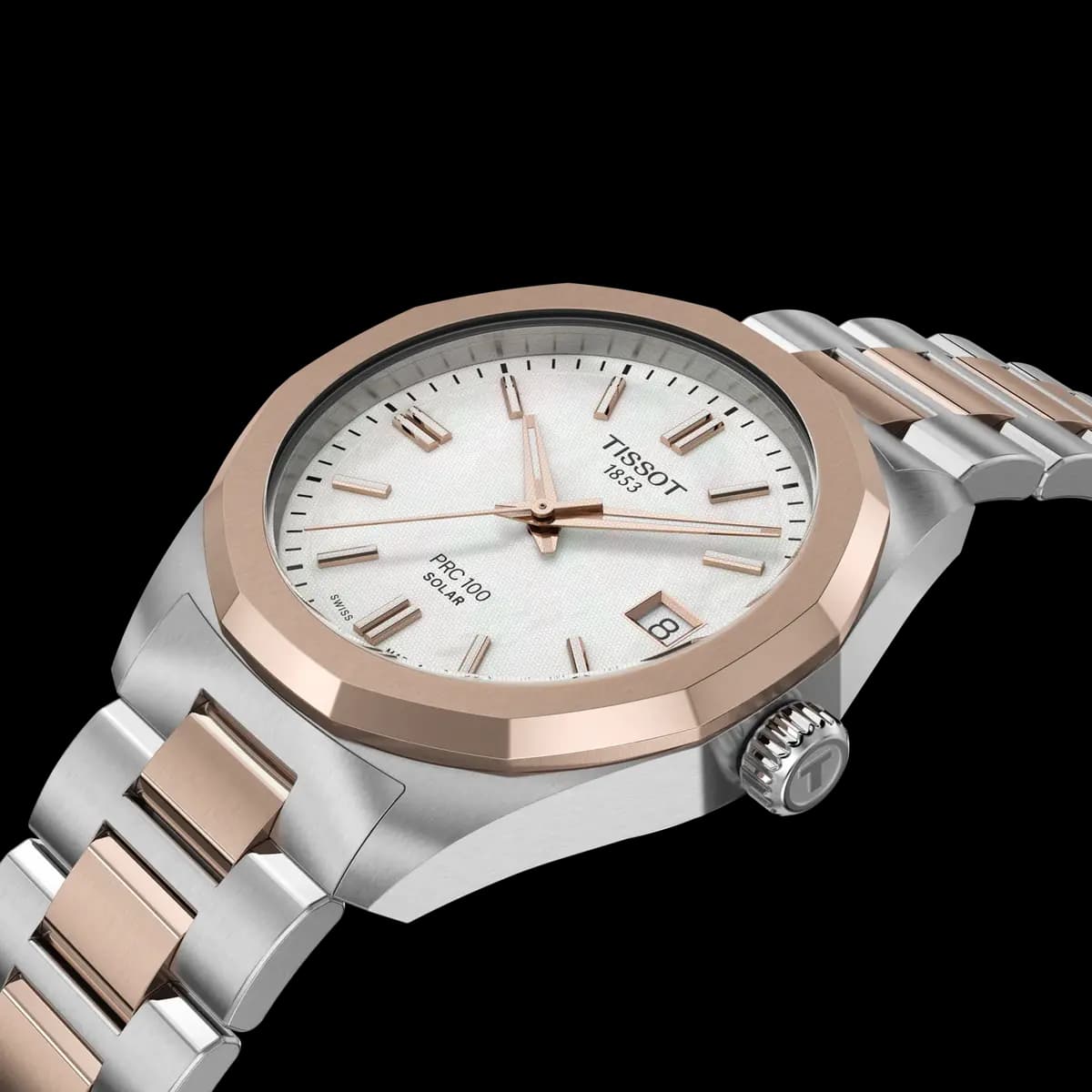 Tissot PRC 100 Solar 34mm White mother-of-pearl [34.00 mm, Swiss quartz solar, 100 m]