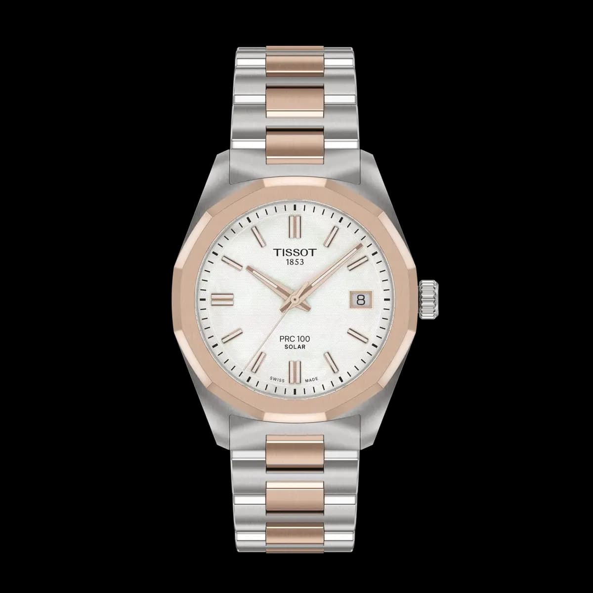 Tissot PRC 100 Solar 34mm White mother-of-pearl [34.00 mm, Swiss quartz solar, 100 m]