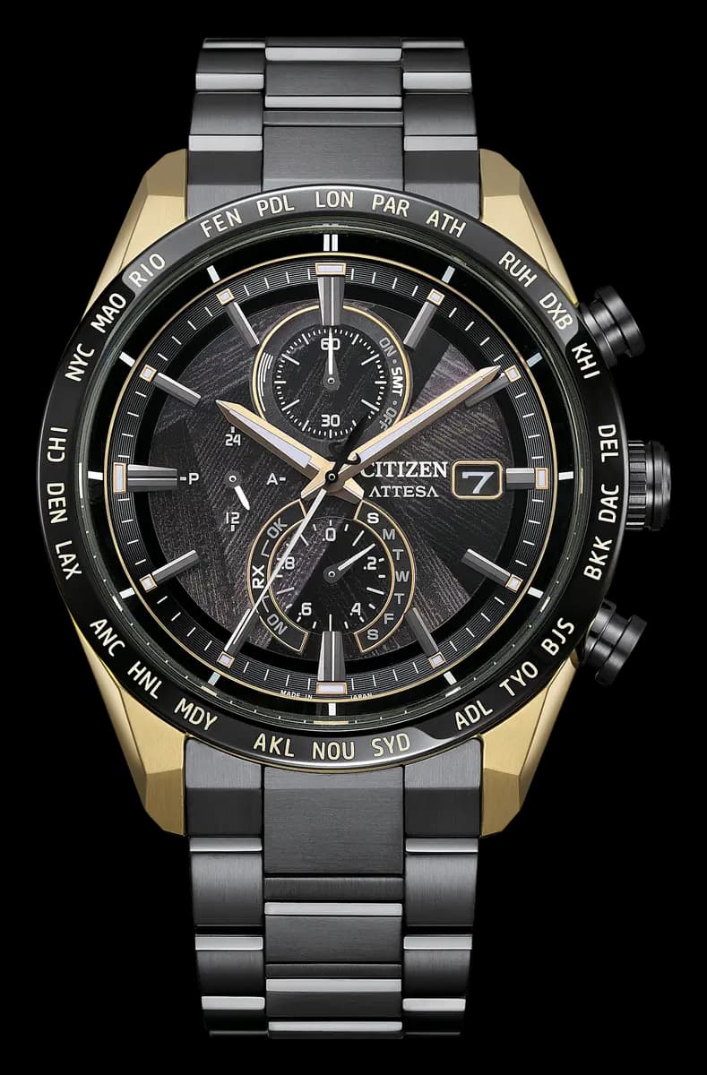 Citizen ATTESA LIGHT in BLACK AT8384-58E [42mm, H800 Eco-Drive, WR100/10Bar/333ft]