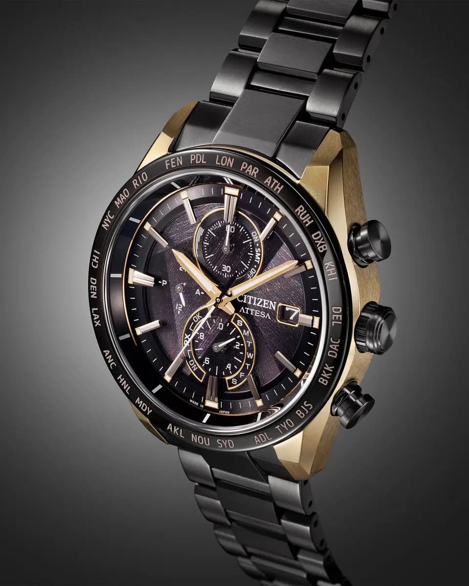 Citizen ATTESA LIGHT in BLACK AT8384-58E [42mm, H800 Eco-Drive, WR100/10Bar/333ft]