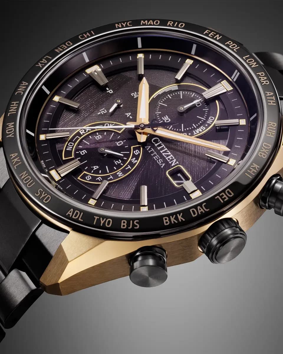 Citizen ATTESA LIGHT in BLACK AT8384-58E [42mm, H800 Eco-Drive, WR100/10Bar/333ft]