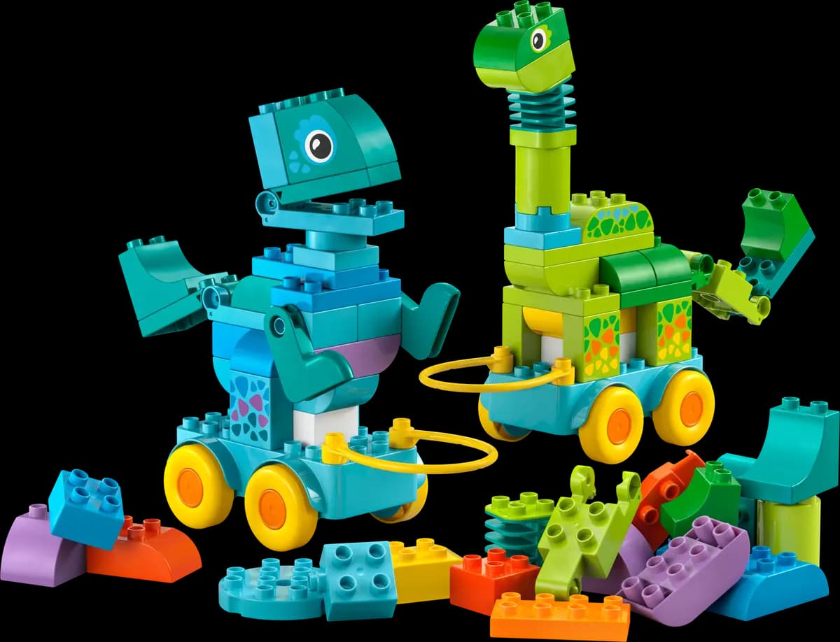 LEGO 3in1 Dinosaurs on Wheels 10451 [108 pieces, ages 3+, DUPLOÃƒÆ’Ã†â€™ÃƒÂ¢Ã¢â€šÂ¬Ã…Â¡ÃƒÆ’Ã¢â‚¬Å¡Ãƒâ€šÃ‚Â®]