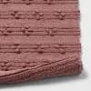 20"x30" Dotted Striped Bath Rug Mauve - Threshold™ [30 Inches (L), 20 Inches (W), Rectangle (shape), 1]