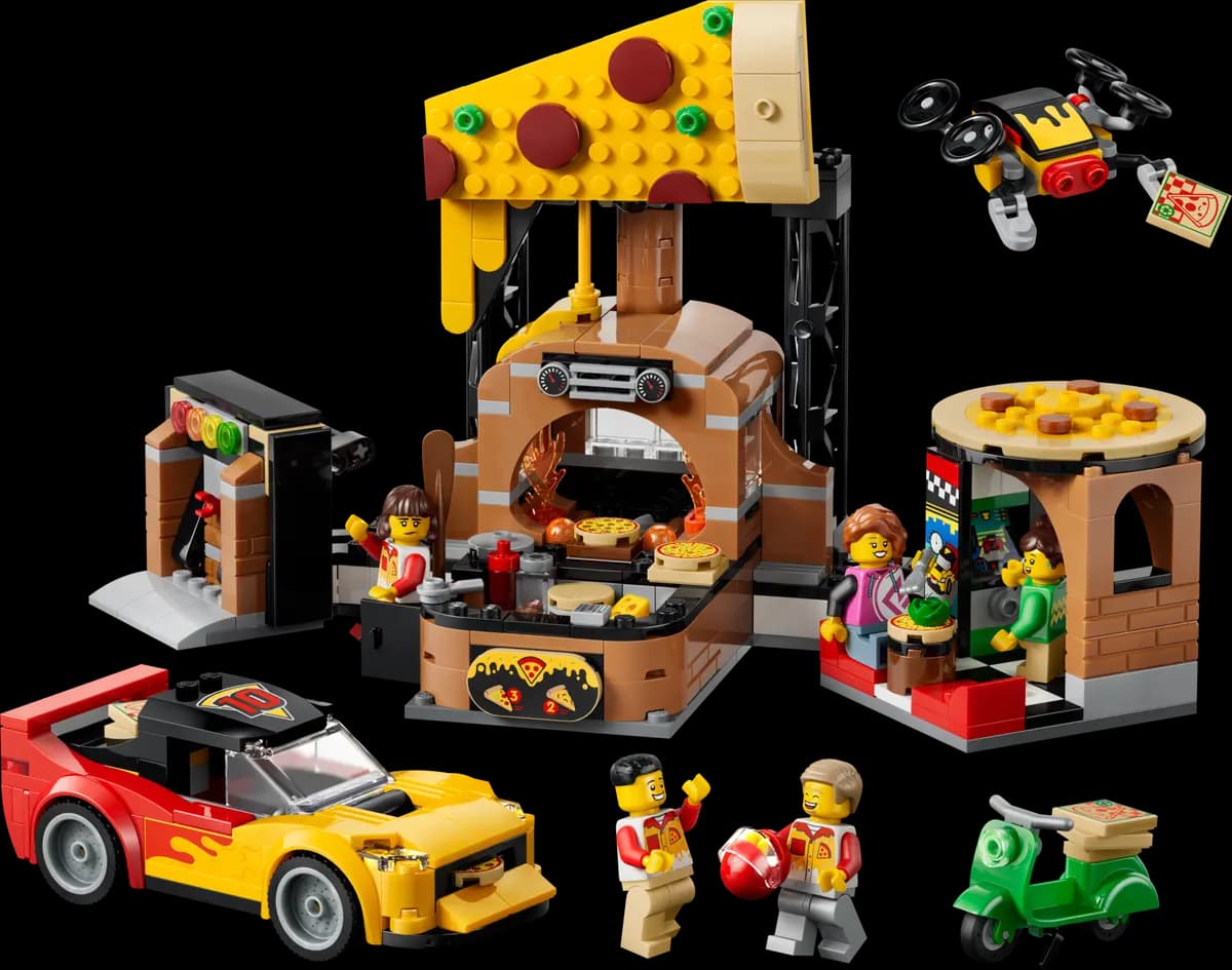 LEGO Pizza Delivery Experience with Vehicles 60496 [494 pieces, ages 6+, City]
