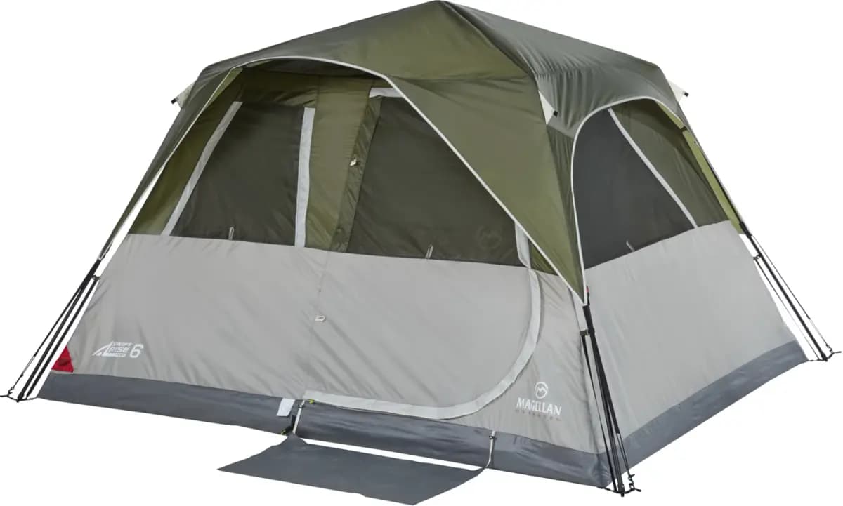 Magellan Outdoors Magellan Outdoors SwiftRise 6-Person Lighted Cabin Tent [Yes, No, 4]