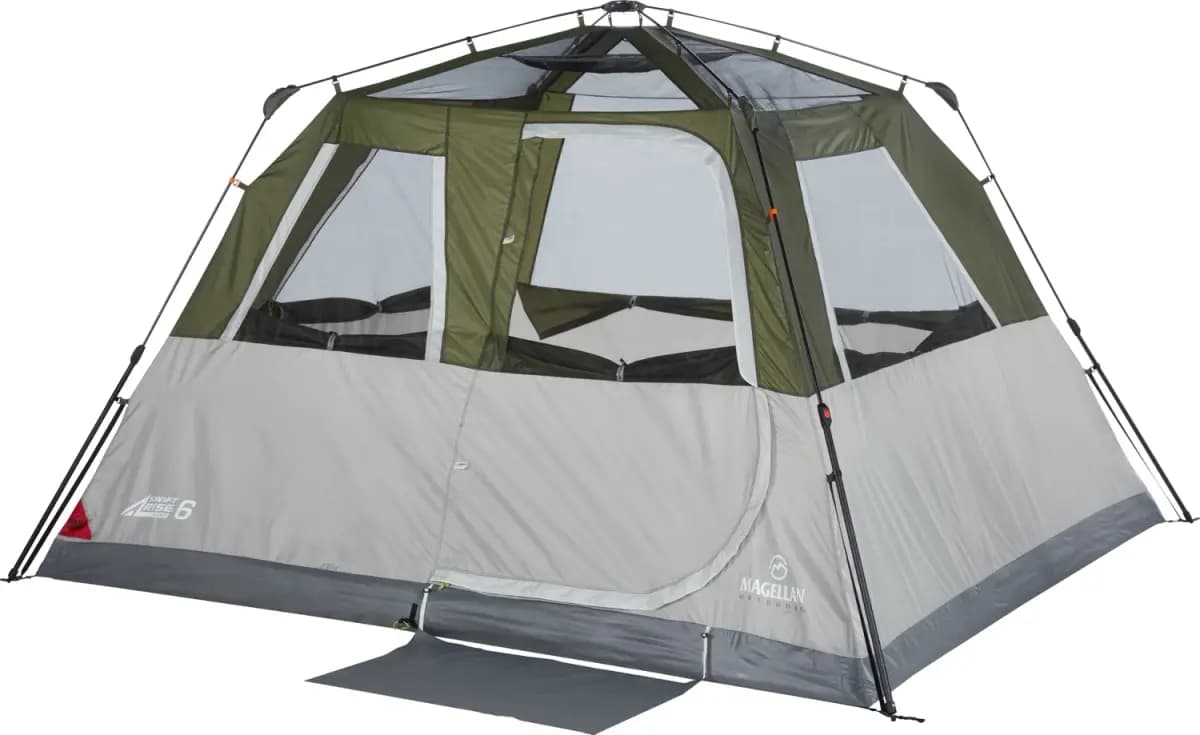 Magellan Outdoors Magellan Outdoors SwiftRise 6-Person Lighted Cabin Tent [Yes, No, 4]