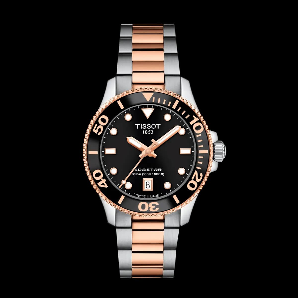 Tissot Seastar 1000 36mm Black T1202102205101 [36.00 mm, Quartz three hands, 300 m]