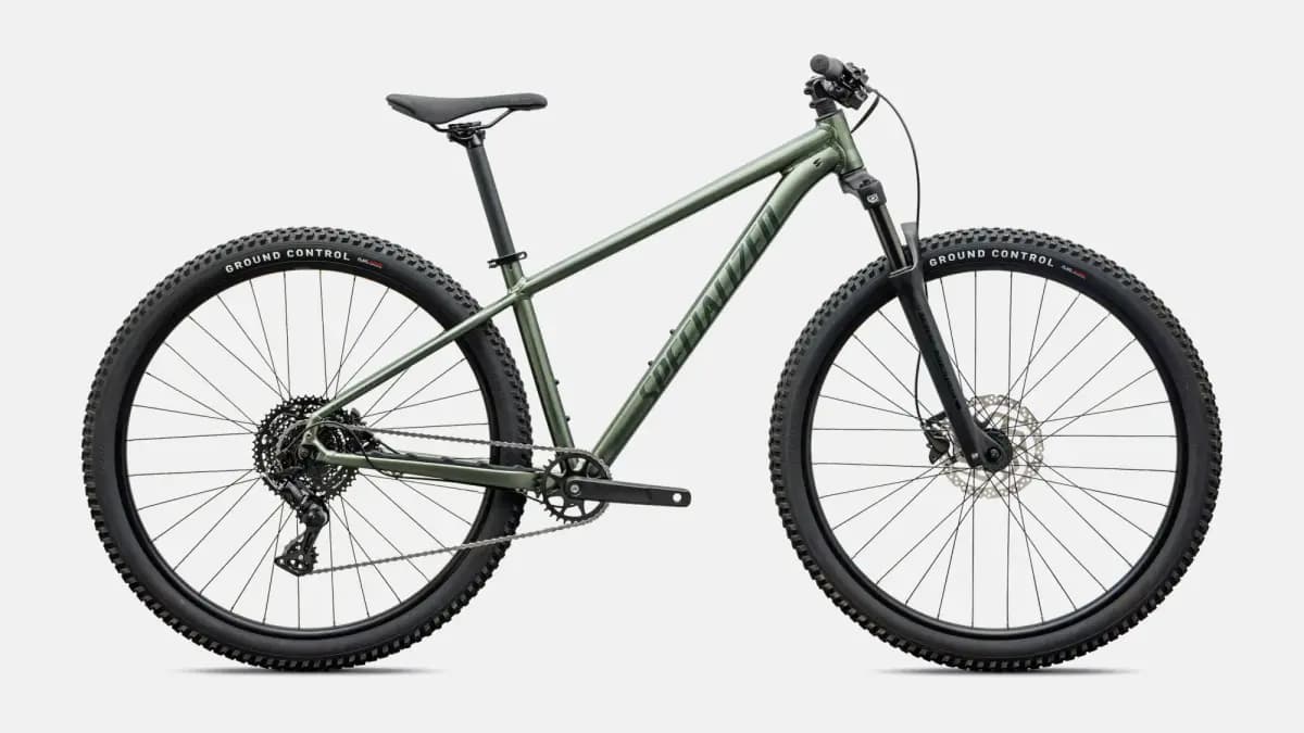 Specialized Rockhopper Sport [Specialized A1 premium butted alloy, zero-stack head tube, internal cable routing, 135x9mm forged dropouts, chainstay-mounted disc brake, replaceable 