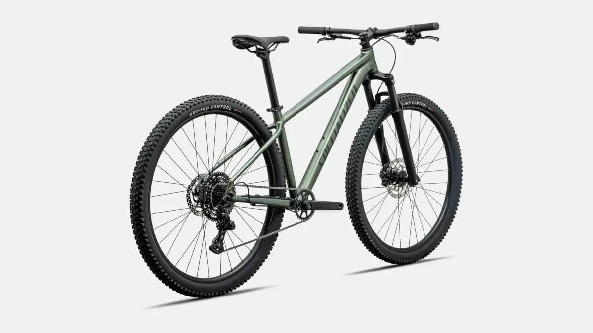 Specialized Rockhopper Sport [Specialized A1 premium butted alloy, zero-stack head tube, internal cable routing, 135x9mm forged dropouts, chainstay-mounted disc brake, replaceable 