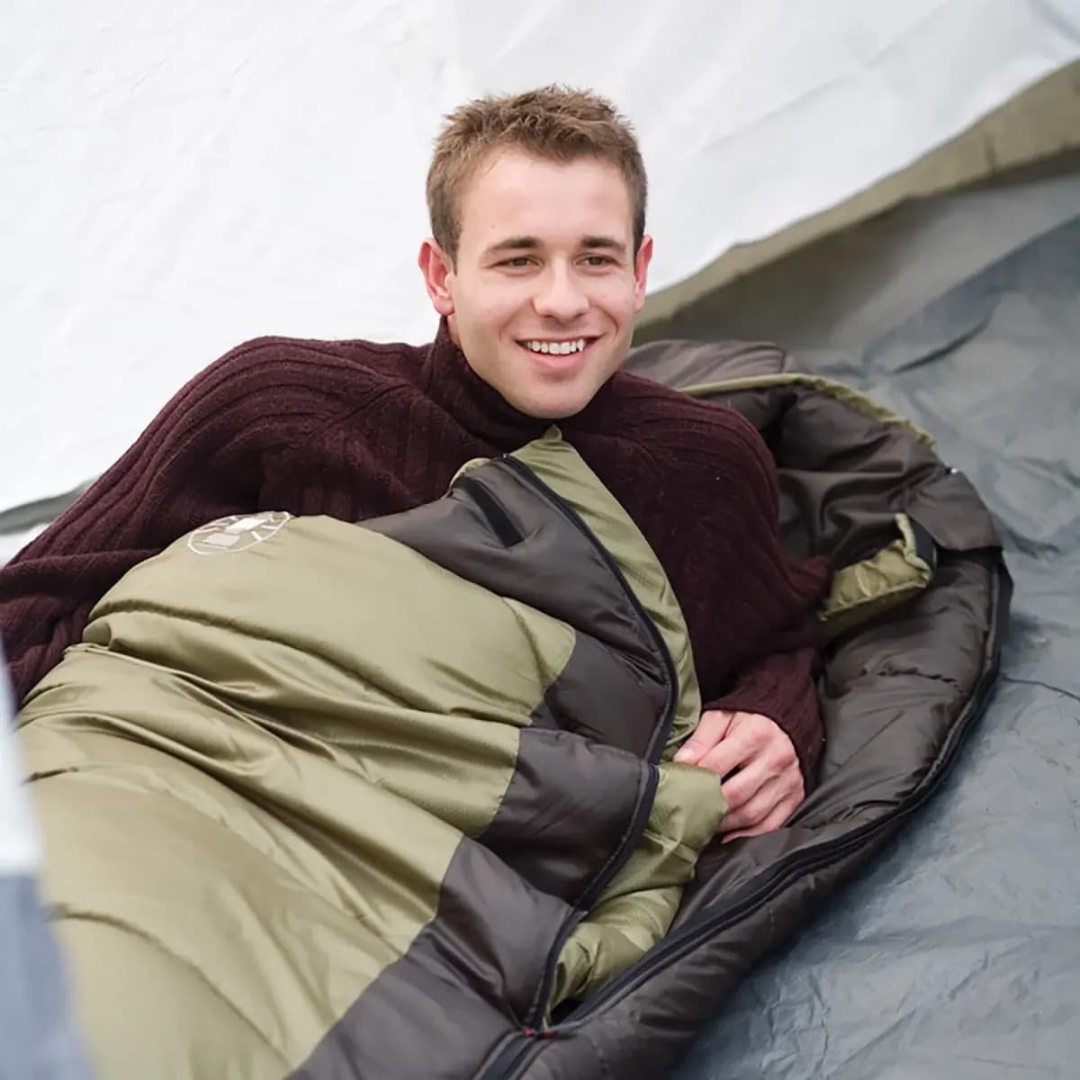 Coleman Coleman Adults' North Rim 0Â°F Mummy Sleeping Bag [Polyester, 0 - 14 Degrees, Polyester]