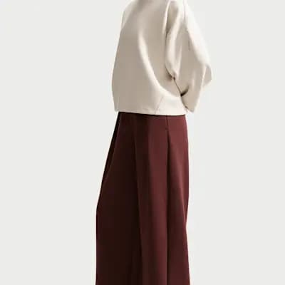 Nike 24.7 ImpossiblySoft Women's Dri-FIT High-Waisted Wide-Leg Pants Mystic Dates/Light Boulder [Mystic Dates/Light Boulder, Side pockets, Signature locker loop on left hip]