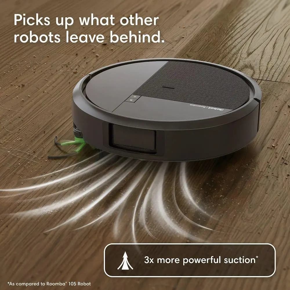 iRobot Roomba Plus 515 Combo robot + AutoWash dock Black [11.73 (L) x 11.93 (W) x 3.29 (H), 6.44, 5200mAh NCM]