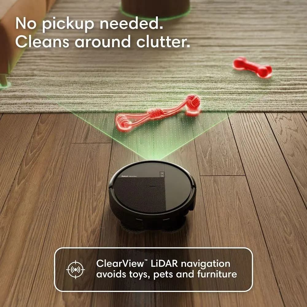 iRobot Roomba Plus 515 Combo robot + AutoWash dock Black [11.73 (L) x 11.93 (W) x 3.29 (H), 6.44, 5200mAh NCM]
