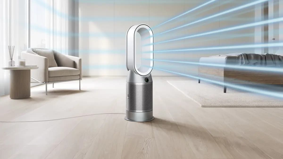 Dyson Purifier Hot+Cool HP1 (White/Silver) [11.7 lb, 350 degrees, 9.8 in]