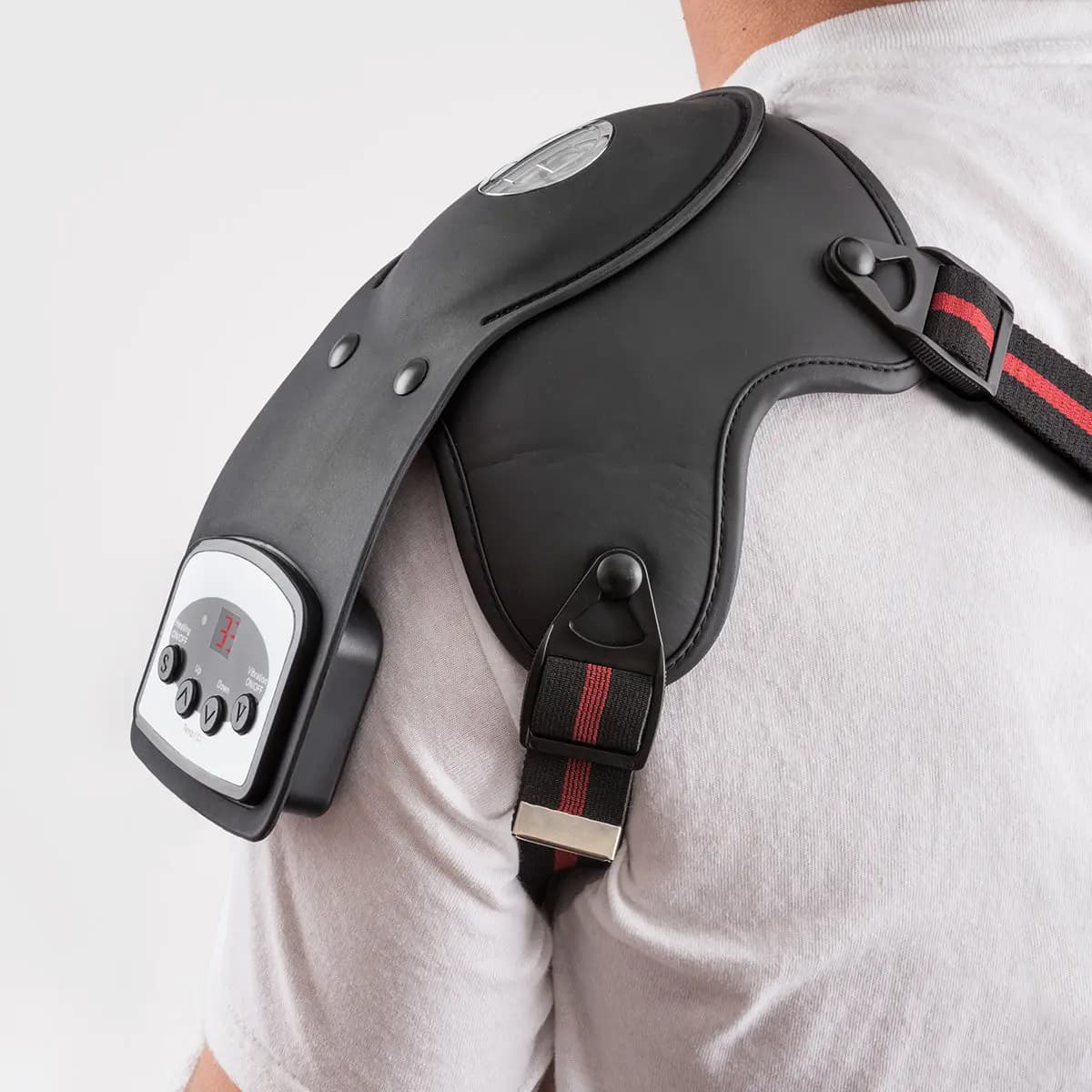 Sharper Image Heated Physiotherapy Massager [10.2" L x 9.1" W x 3.2" H, 1.1 lbs, 30 minutes]