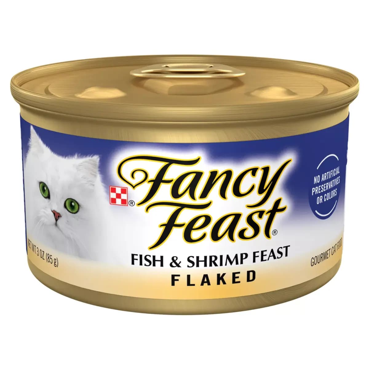 Fancy Feast Flaked Fancy Feast® All Life Stages Flaked Wet Cat Food - 3 Oz [Features & Benefits Wet food for cats made without artificia, Item Number 1221553, Brand Fancy Feast Fla
