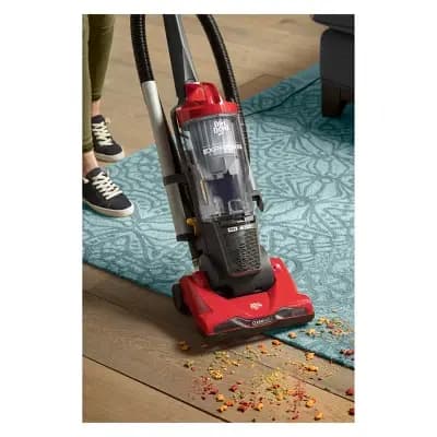 Dirt Devil Endura Express Bagless Compact Upright Vacuum Cleaner UD70171 Red: Lightweight, Motorized Brush Roll, 20ft Cord [960 watts, 11 Inches, 6.5 Feet]