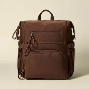 Boxy Solid Backpack Diaper Bag - Chocolate Brown - Cloud Island™ [Dimensions (Overall) 13.75 Inches (H) x 11.5 Inches (W) x 5.2, Weight 2.6 Pounds, Industry or Government Certifica