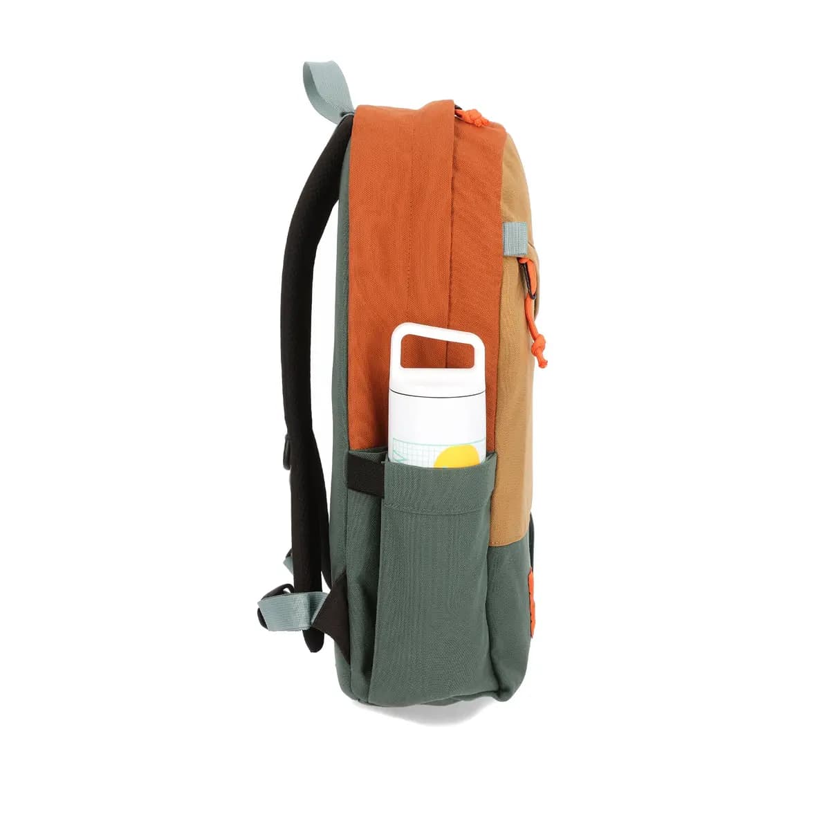 Topo Designs Daypack Classic Navy [Natural leather lash tab, Heavy-duty hardware, Comfortable contoured padded shoulder straps]