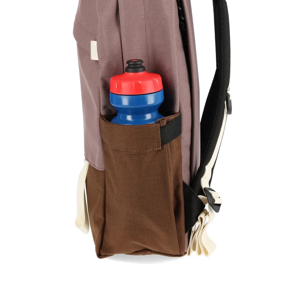 Topo Designs Daypack Classic Navy [Natural leather lash tab, Heavy-duty hardware, Comfortable contoured padded shoulder straps]