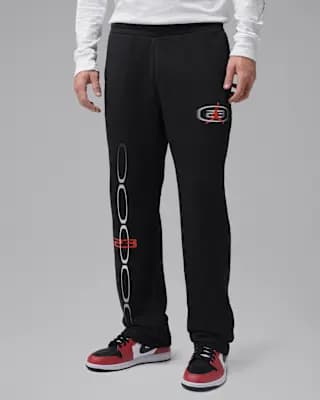Jordan Sport Crossover Men's Dri-FIT Pants Black [Body: 70% cotton/30% polyester. Pockets: 100% cotton., Machine wash, XS-3XL]