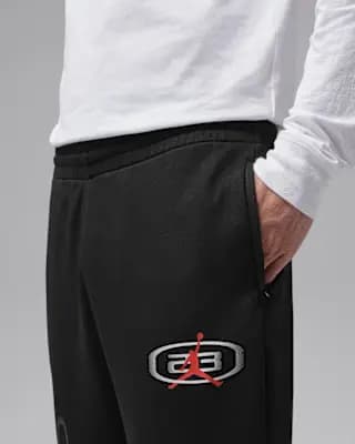 Jordan Sport Crossover Men's Dri-FIT Pants Black [Body: 70% cotton/30% polyester. Pockets: 100% cotton., Machine wash, XS-3XL]