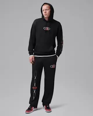 Jordan Sport Crossover Men's Dri-FIT Pants Black [Body: 70% cotton/30% polyester. Pockets: 100% cotton., Machine wash, XS-3XL]